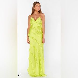 Show Me Your Mumu Romance Ruffle Dress — Size M